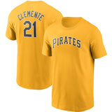MLB T-Shirts MLB Pirates T-Shirt Outer Sports Baseball Uniform T-Shirt Men's Short Sleeves