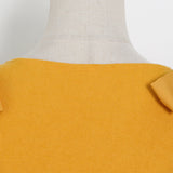 Women Dresses Summer Strappy Bow Long Dress (Qymy0409)