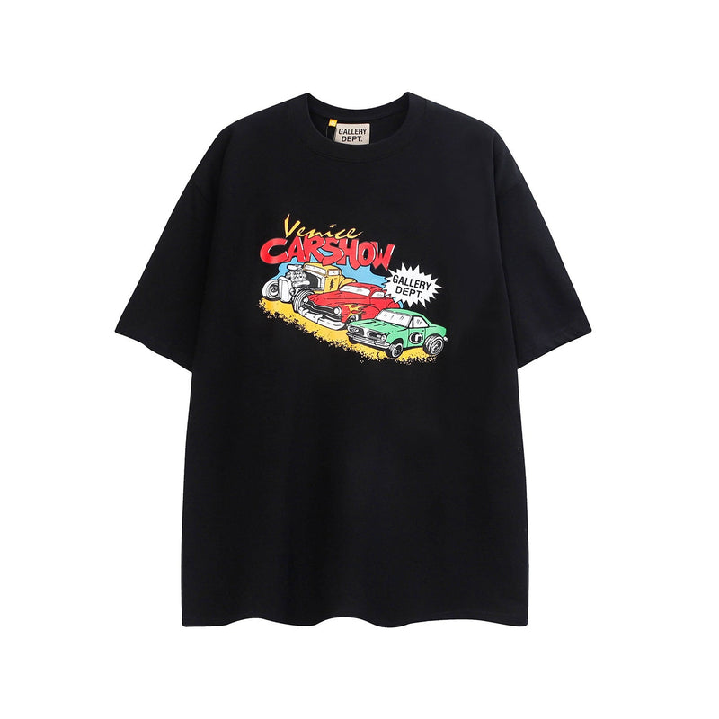 Gallery Dept T Shirts Men's Car Painted Print Loose