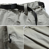 Men Sweatpants Workwear Casual Pants Men's Pleated Loose Outdoor Sports Drawstring Trousers