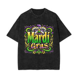 Carnival, washed old retro short-sleeved T-shirt top