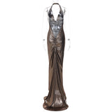 Women Dresses Autumn Sexy Backless Dress