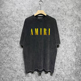 Amiri T-Shirt Distressed Retro Short Sleeve T-shirt