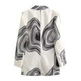 Women Suits Autumn and Winter Suit Loose Long Sleeve Top