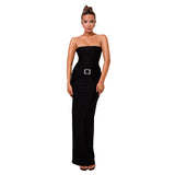 Women Dresses Summer Slim Fit Dress Sling Sheath Dress
