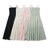 Women Dresses Summer Sling Dress Butterfly Texture Sexy Dress (Xds0414)