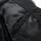 Unisex Winter Cotton Coat Stripes Stand-up Collar Cotton-Padded Clothes Vintage Labeling Warm-Keeping Cotton Clothing