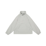 Unisex Jacket Retro Pullover Jacket Stand Collar Coat