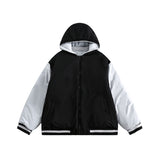 Unisex Winter Cotton Coat Hooded Warm Cotton Jacket Vintage Both Sides Wearable Cotton Clothes