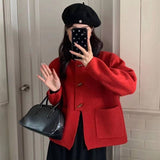 Women Knitwear Spring and Autumn Sweater Coat Loose Knitted Cardigan