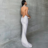 Women Dresses Autumn Sexy Backless Dress