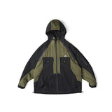 Unisex Jacket Vintage Hooded Hooded Jacket Outdoor Jacket Coat
