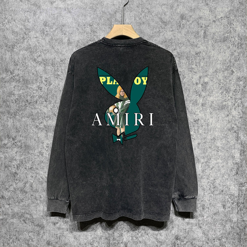 Amiri Long-Sleeve Shirt Vintage Long Sleeve T-shirt