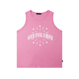 Men Vest Letter Graffiti Sleeveless T-shirt