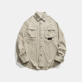 Unisex Jacket Fall Lapels Loose Shirt