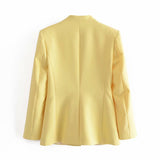 Women Suites Fall Slim Fit Simple Casual Suit Jacket