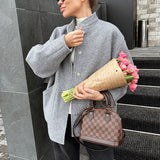 Women Trench Coat Autumn and Winter Gray Woolen Coat for Women