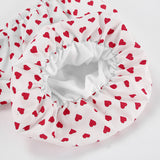 Women Dress Sexy off-Shoulder Heart Printing Dress