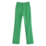 Women Sweatpants Fall Bell-Bottom Pants Casual Pants