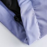 Unisex Winter Cotton Coat Solid Color Multi-Pocket Function down Jacket