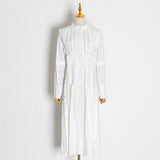 Women Dresses Spring Long Sleeve Shirt Dress (Qymy0409)