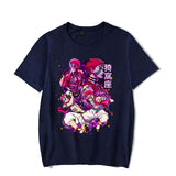 2024New Anime Akaza Printing T Shirt Men Women T-Shirt Haraj