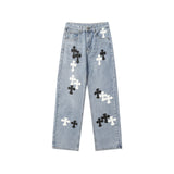 CHH Chrome Hearts Jeans Unisex Casual Loose Jeans