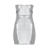 Women Dresse Pu Sexy Tight Skirt