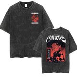 Bad Omens Band Music Tour 2024 Washed T Shirt Retro 90s Men