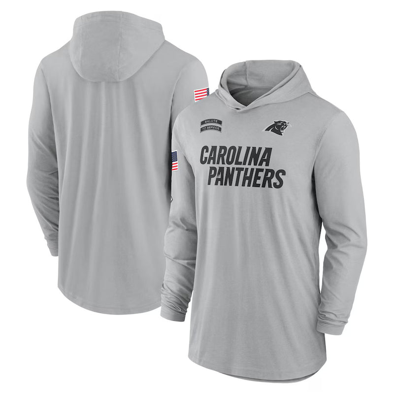 NFL T-Shirts NFL American Football Hooded Long Sleeve T-Shirt Men's Outdoor Leisure
