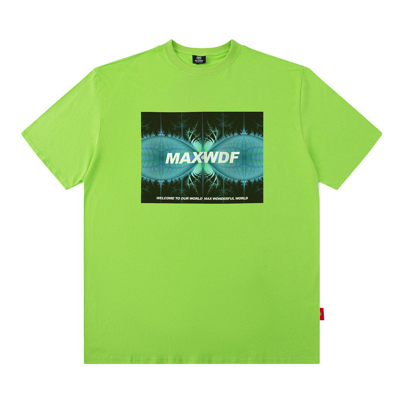 Men T Shirt Loose Oversize Hip Hop Summer Couple Wear Half Sleeve T-shirt