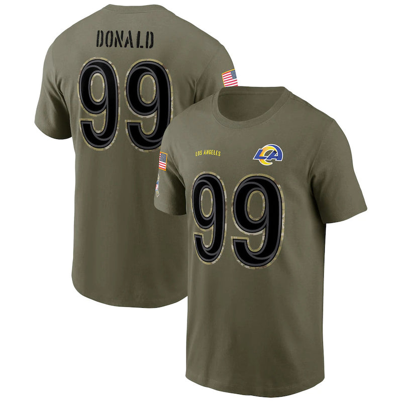 NFL T-Shirts NFL Football Printed Jerseys Short Sleeves Outdoor Sports Loose