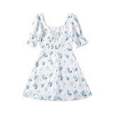 Women Dresses Summer Lace Dress Short Skirt (Xds0414)