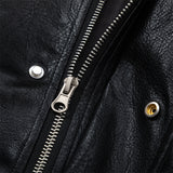 Men Jacket Coat Motorcycle Clothing Leather Coat Men Autumn and Winter Loose Casual Patchwork