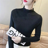 Women Knitwear Autumn and Winter Turtleneck Knitwear Top