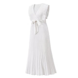 Women Date Dress Chiffon Dress Slim Fit Dress