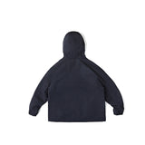 Unisex Jacket Loose Multi-Pocket Hooded Jacket Shell Jacket Mechanical Style Coat