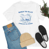 Sassy Cute Cartoon Animal Printed Graphic Tees Born