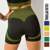 Women Yoga Sports Shorts Quick-Drying Stretch Hip Lift Yoga Pants Women's Tight Sports Running Workout Shorts