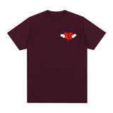 Kanye West Heart Hip Hop T-shirt Vintage Cotton Men T Shirt