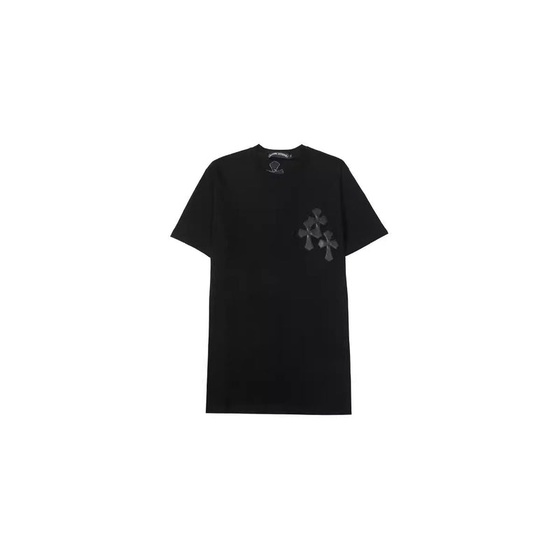 CHH Chrome Heart T Shirts Croix Cross Print Short Sleeve T-Shirt
