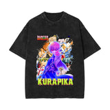 Full-time hunter T-shirt short-sleeved summer washed old top loose