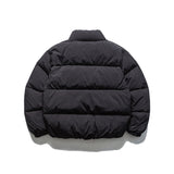 Unisex Winter Cotton Coat Stand-up Collar down Jacket Vintage down Jacket