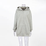 Women Trench Coat Knitted Hooded Baseball Uniform Women's Coat