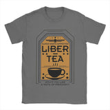 Men's T-Shirts Liber Tea Helldivers Game Vintage Cotton Tees