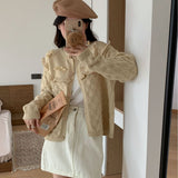 Women Knitwear Autumn and Winter Bowknot Sweater Loose Knitted Cardigan