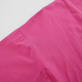 Women Dress Autumn and Winter Leisure Pink Loose Long Dress