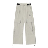 Men Sweatpants Big Workwear with Pocket Pants Wide Leg Casual Trousers