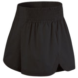 Women Yoga Sports Shorts Training Running Fake Two-Piece Quick-Drying