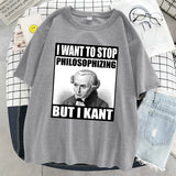 2024Kant Meme Philosophizing Funny Philosophy Tshirt Women